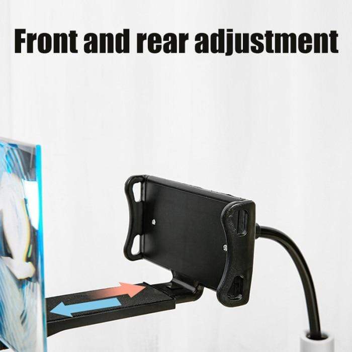 SearchFindOrder White 12inch HD Mobile Phone Screen Magnifier with Adjustable Flexible Stand