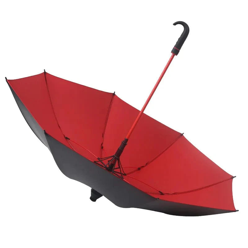 Heavy-Duty Curved Handle Umbrella