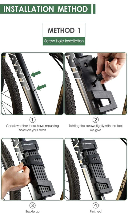 Heavy Duty Industrial Foldable Bike Lock