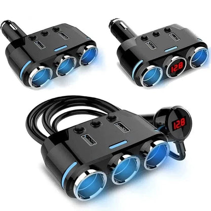 SearchFindOrder A type High-power 4-Port USB Car Charger