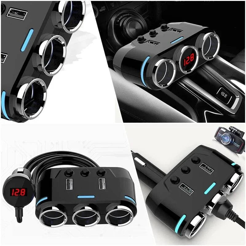 High-power 4-Port USB Car Charger - Smart Shop (Online Store for wise shoppers) 