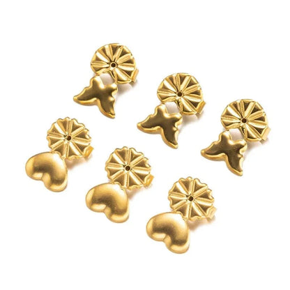 SearchFindOrder Gold1 Hypoallergenic Stainless Steel Earring Lifters and Backs