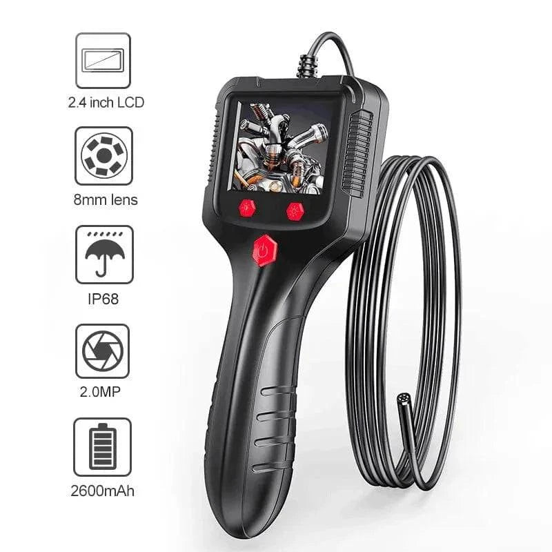 SearchFindOrder China / 5M / 8MM Inspect Pro HD-1080P Industrial Pipe Inspection Camera with IPS Display, IP68 Waterproofing, and 2600mAh Battery