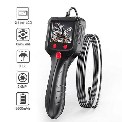 SearchFindOrder China / 5M / 8MM Inspect Pro HD-1080P Industrial Pipe Inspection Camera with IPS Display, IP68 Waterproofing, and 2600mAh Battery