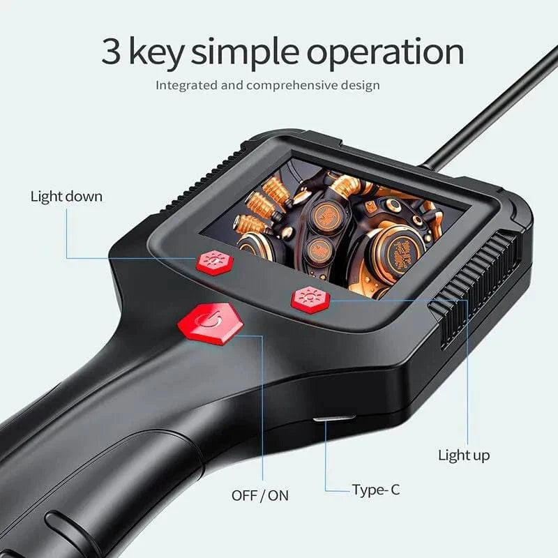 SearchFindOrder China / 5M / 5.5MM Inspect Pro HD-1080P Industrial Pipe Inspection Camera with IPS Display, IP68 Waterproofing, and 2600mAh Battery