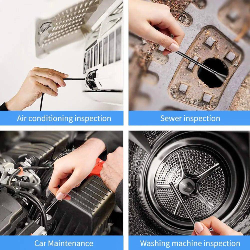 Inspection Pro HD-1080P Industrial Borescope Endoscope Camera with Light, IPS Screen, IP68 Waterproof, 2600mAh Battery - Smart Shop (Online Store for wise shoppers) 