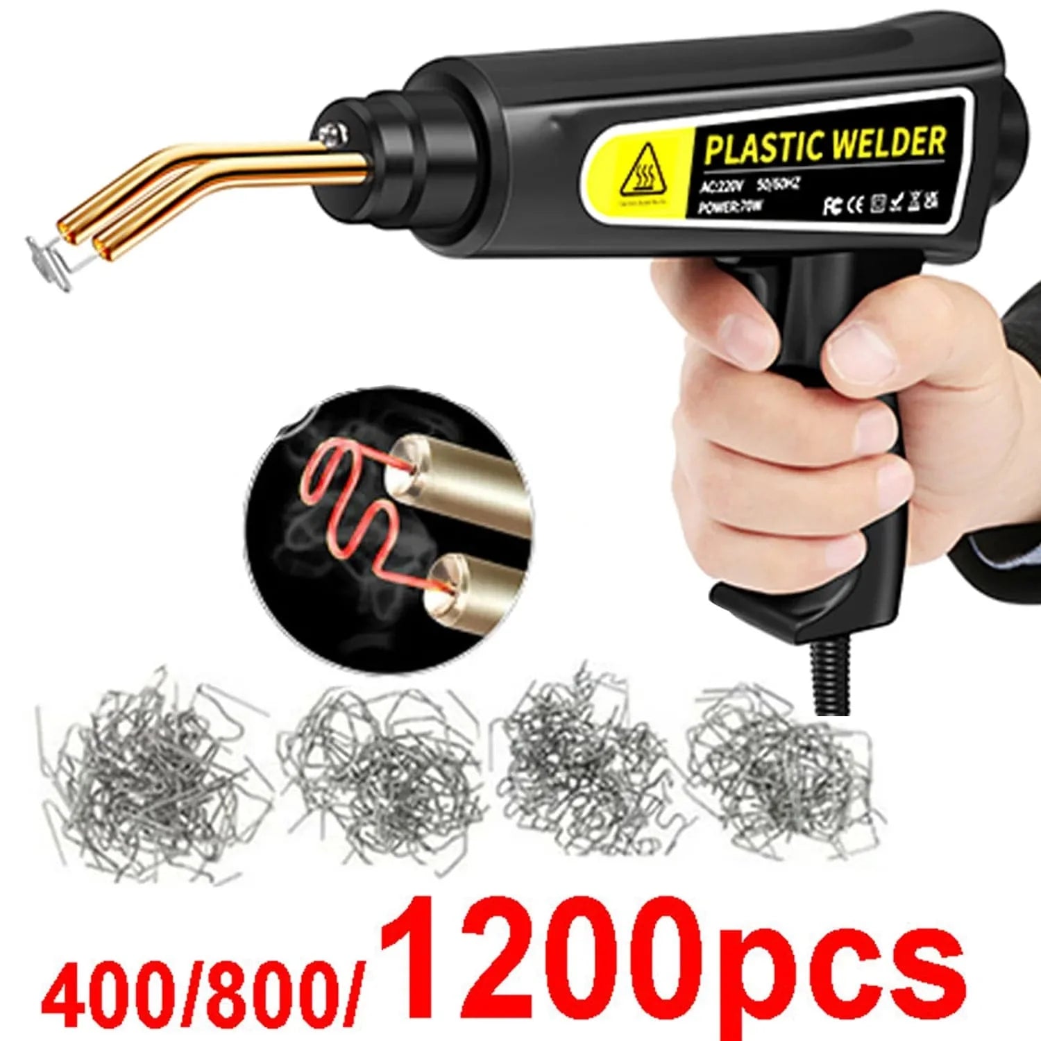 SearchFindOrder 220V with 400 PCS Intelligent Fusion Plastic Welding Set