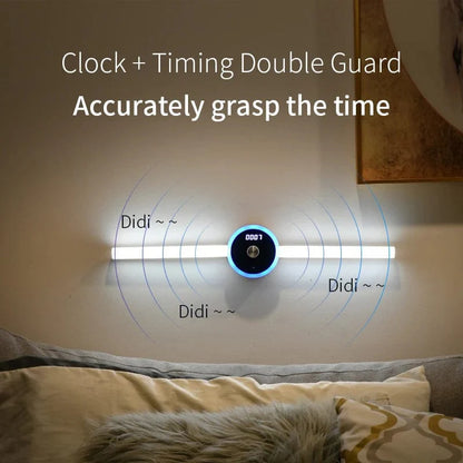 SearchFindOrder Hand sweep clock Intelligent Kitchen Cabinet Lights with Smart Timing Sensor