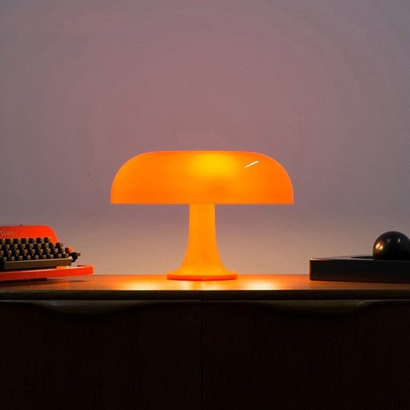 SearchFindOrder Orange / EU Plug Italian Designer Mushroom Table Lamp