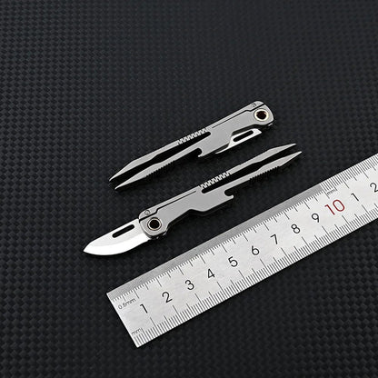 Titanium Tweezer Knife Multifunctional Tool for All-Day Use