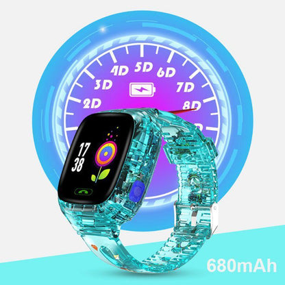 Kids Smart Watch Transparent Wifi+GPS+LBS Position IP67 Waterproof - Smart Shop (Online Store for wise shoppers) 