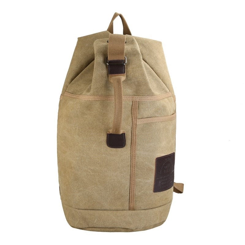 SearchFindOrder Khaki / 30 L Multifunctional Outdoor Handy Canvas Backpack