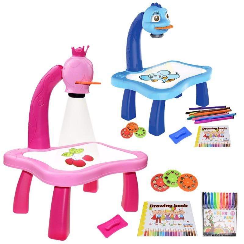 SearchFindOrder China / Blue Dinosaur Table Kids Led Projector Art Drawing Table