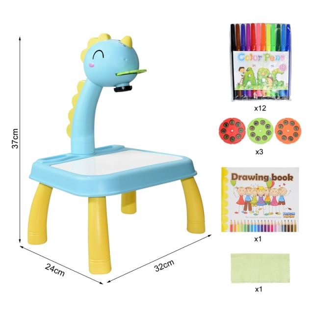 SearchFindOrder China / Blue Classic Table Kids Led Projector Art Drawing Table