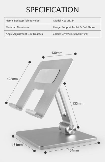 Lazy Foldable Aluminum Alloy Bracket For IPad - Smart Shop (Online Store for wise shoppers) 