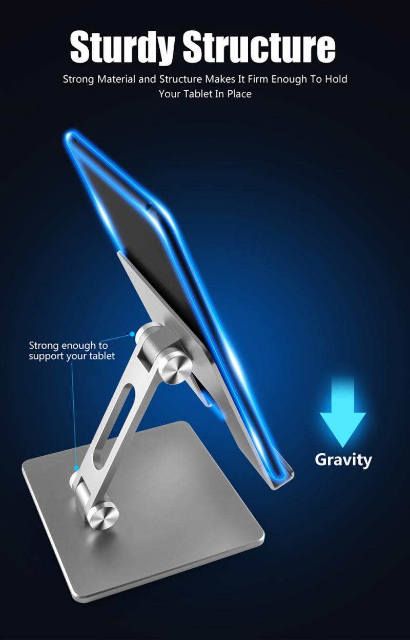 Lazy Foldable Aluminum Alloy Bracket For IPad - Smart Shop (Online Store for wise shoppers) 