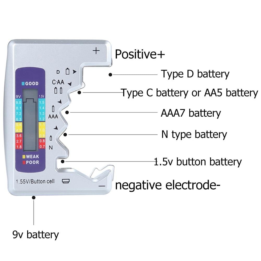 LCD Display Digital Battery Tester - Smart Shop (Online Store for wise shoppers) 