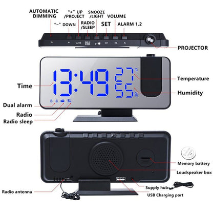 LED Digital Projection Alarm Clock - Smart Shop (Online Store for wise shoppers) 