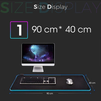 LED Light Mousepad RGB Keyboard Cover Deskmat - Smart Shop (Online Store for wise shoppers) 