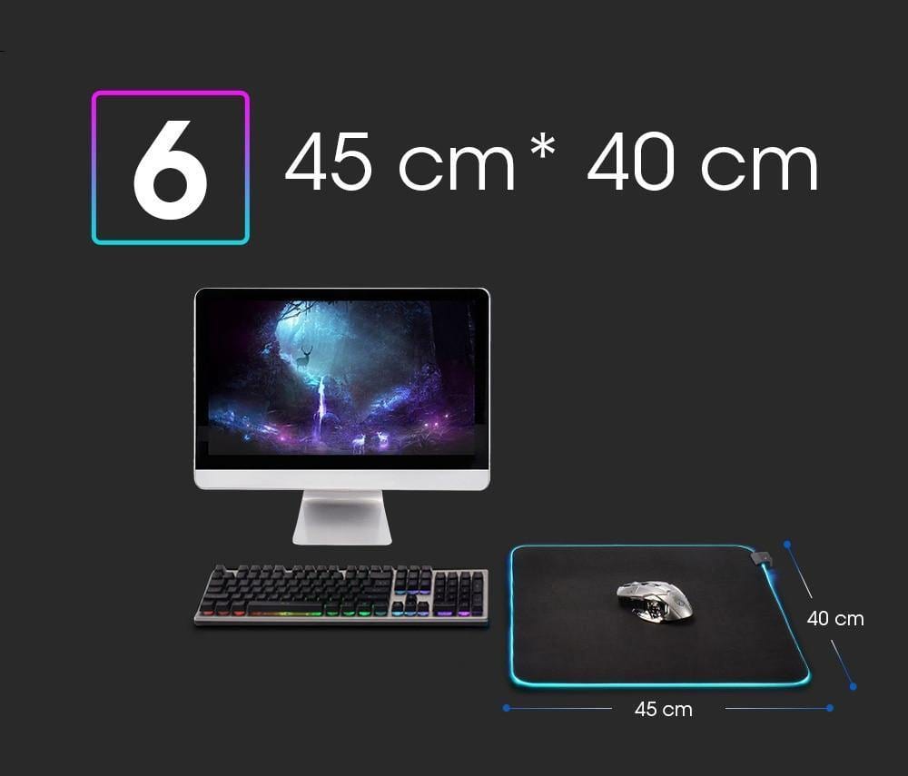 LED Light Mousepad RGB Keyboard Cover Deskmat - Smart Shop (Online Store for wise shoppers) 