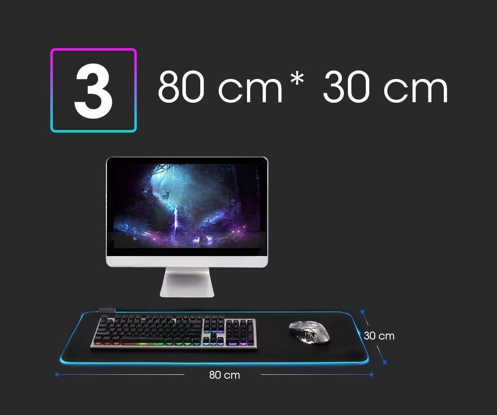 LED Light Mousepad RGB Keyboard Cover Deskmat - Smart Shop (Online Store for wise shoppers) 