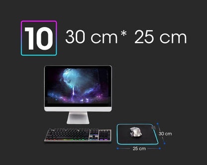 LED Light Mousepad RGB Keyboard Cover Deskmat - Smart Shop (Online Store for wise shoppers) 