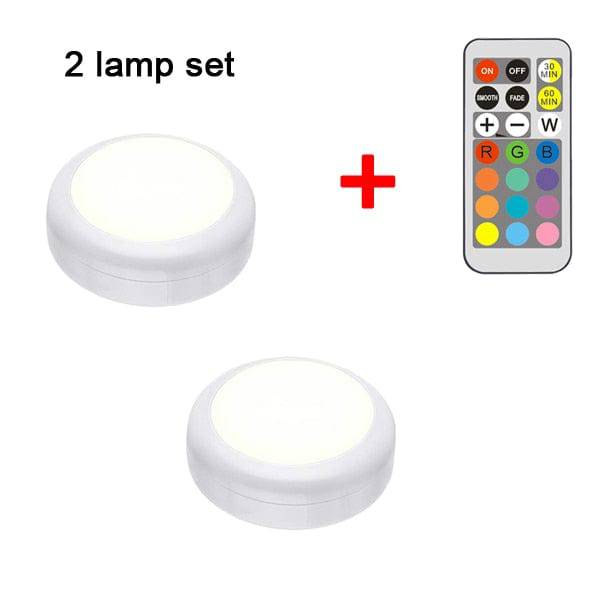 LED RGB Puck Lights with Remote Control - Smart Shop (Online Store for wise shoppers) 