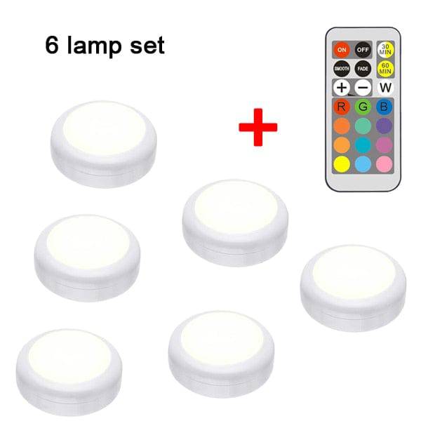 LED RGB Puck Lights with Remote Control - Smart Shop (Online Store for wise shoppers) 