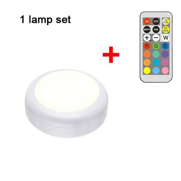 LED RGB Puck Lights with Remote Control - Smart Shop (Online Store for wise shoppers) 