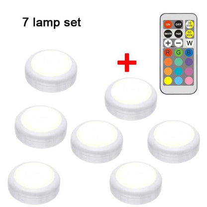 LED RGB Puck Lights with Remote Control - Smart Shop (Online Store for wise shoppers) 