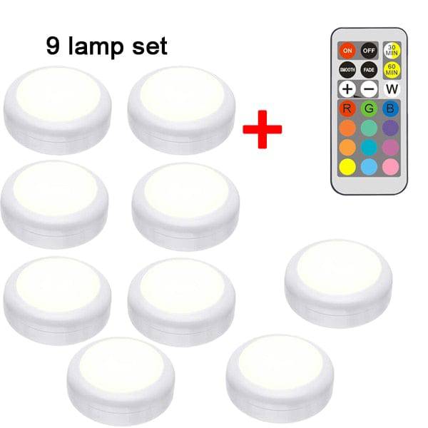 LED RGB Puck Lights with Remote Control - Smart Shop (Online Store for wise shoppers) 