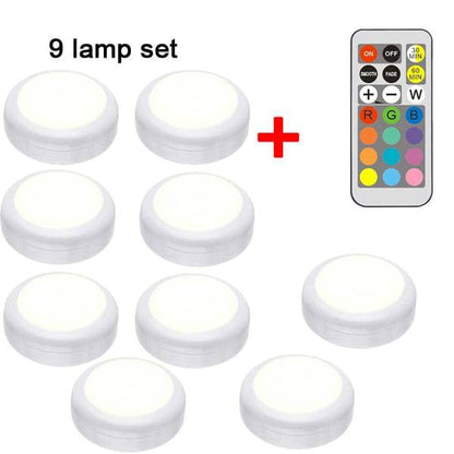 LED RGB Puck Lights with Remote Control - Smart Shop (Online Store for wise shoppers) 