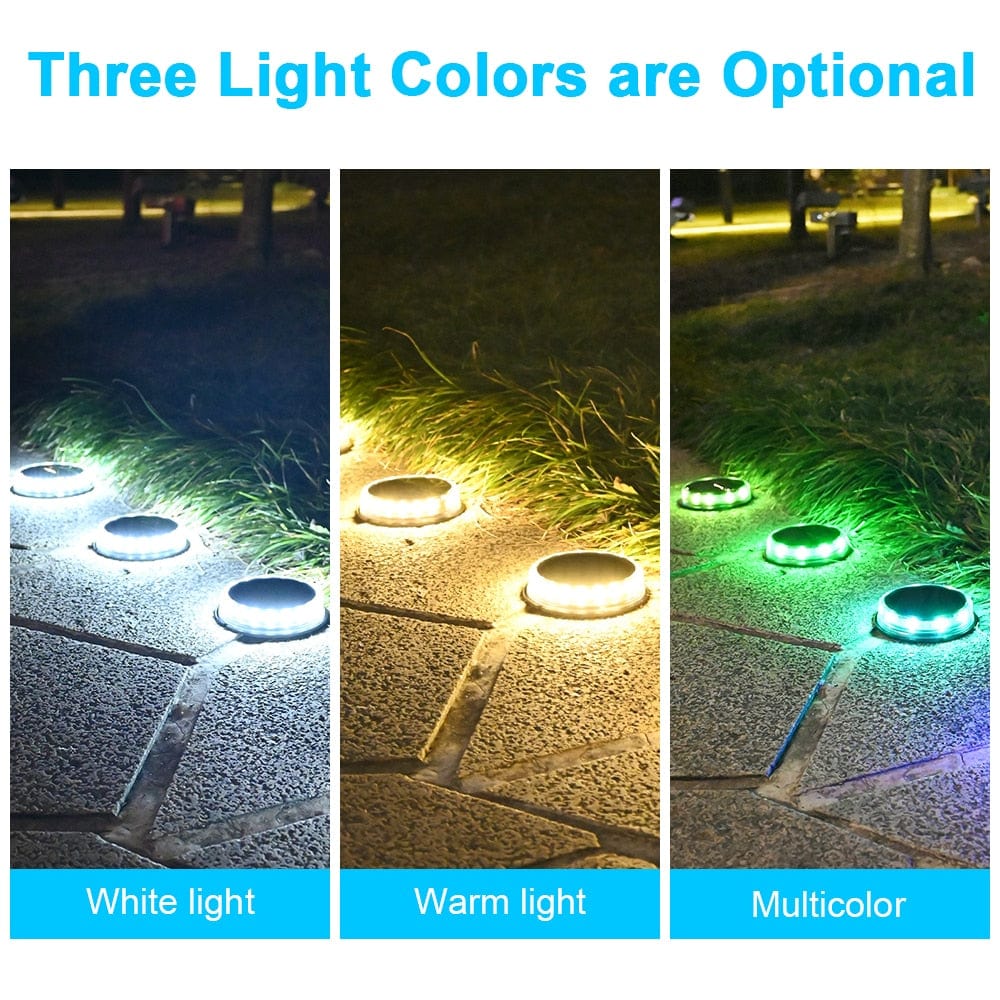 Super Bright Outdoor Waterproof Garden Pathway LED Solar Lights (4 Pcs)