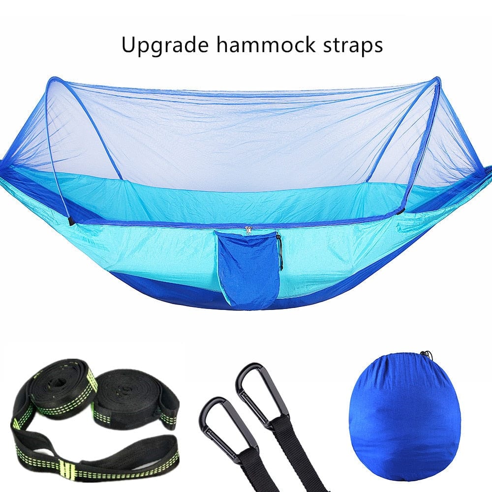 SearchFindOrder Camouflage-6 rings Lightweight Mosquito Net Hammock for 1-2 Persons, Indoor/Outdoor, Quick-Drying.