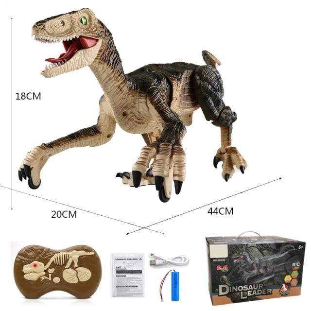 SearchFindOrder Gray Dinosaur Remote Controlled Toy Dinosaur