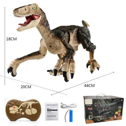 SearchFindOrder Gray Dinosaur Remote Controlled Toy Dinosaur