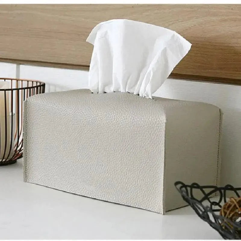 SearchFindOrder pink S / CHINA Leather Tissue Box Case