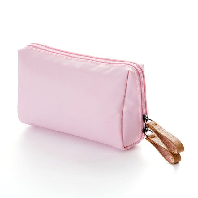 SearchFindOrder Pink Cosmetic Travelling Waterproof Toiletry Makeup Bag for Women