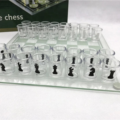 SearchFindOrder Light Yellow Shot Glass Chess