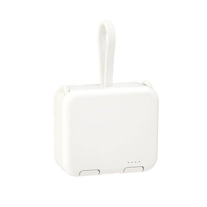 SearchFindOrder Lighting / White Smart Mini Foldable Battery Pack Doubles as a Mobile Phone Stand