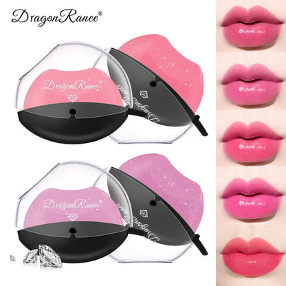 SearchFindOrder 03 color change Lip-shaped Kiss Velvet Lipstick Moisturizing, and Waterproof