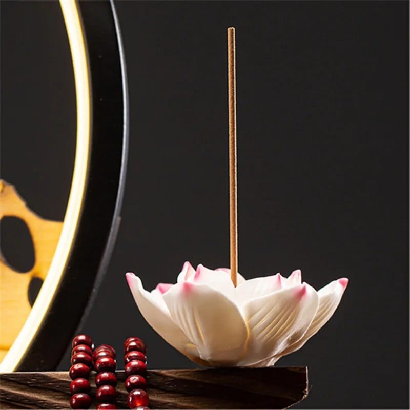 SearchFindOrder B Lumina Flow Ceramic Incense Burner Night-Time Elegance & Decor Delight for Your Space