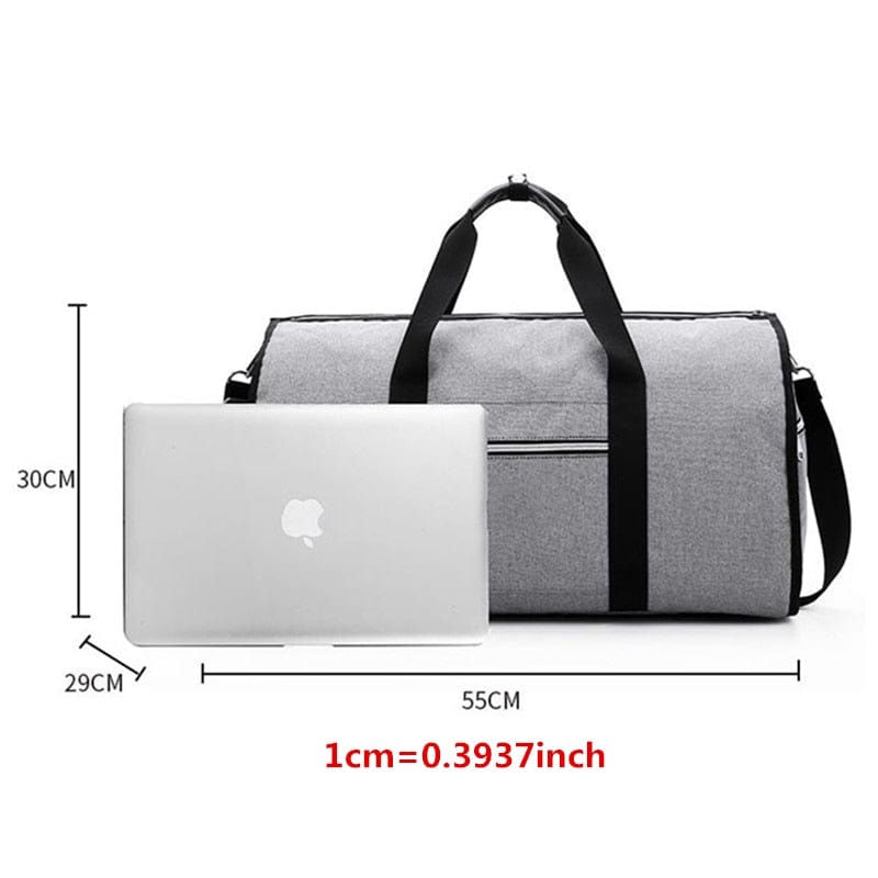 Luxury 2-in-1 Garment Travel Suit Bag and Duffel Bag