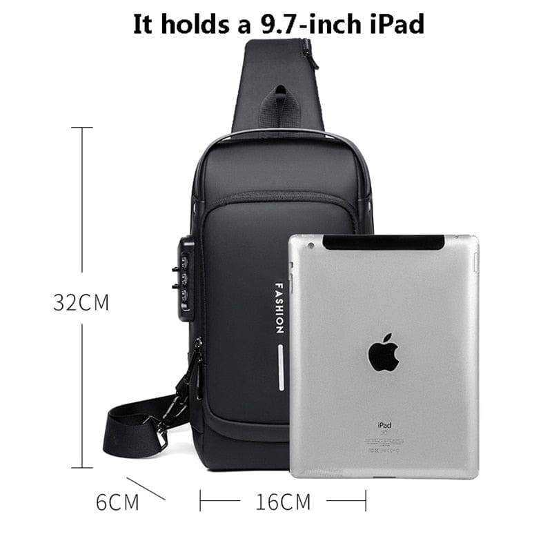 Anti-Theft USB Charging Crossbody Sling Bag - Smart Shop (Online Store for wise shoppers) 