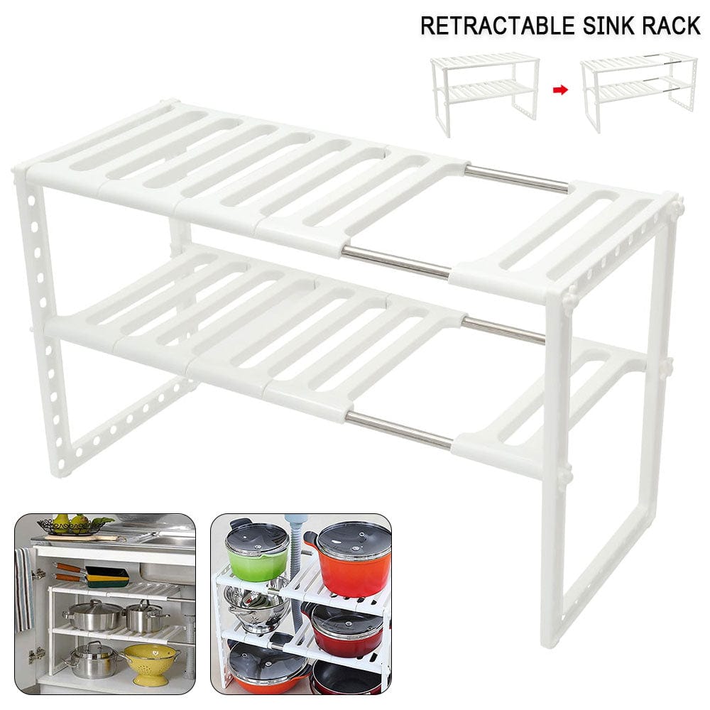 SearchFindOrder China / White Magic Under Sink  Organizer Adjustable Rack⁠