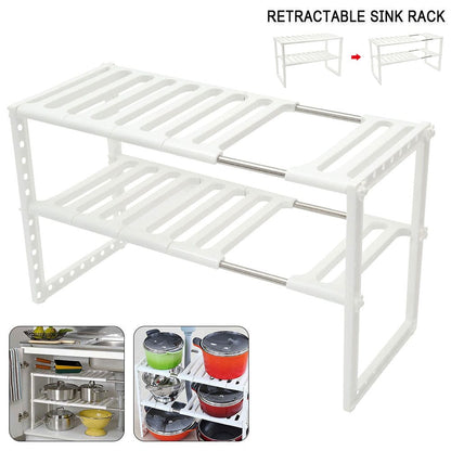 SearchFindOrder China / White Magic Under Sink  Organizer Adjustable Rack⁠