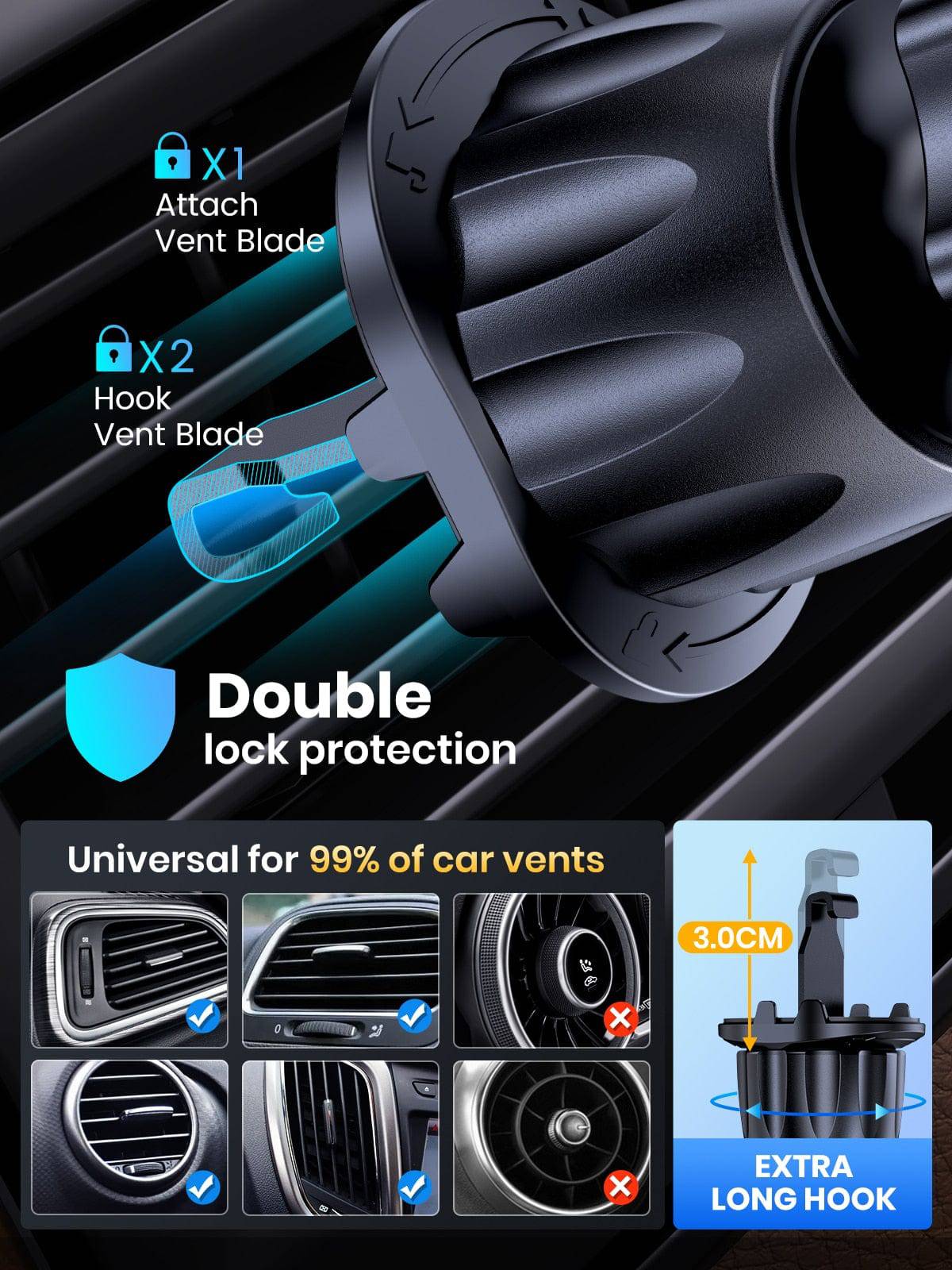 360° Rotation Magnetic Car Phone Holder - Smart Shop (Online Store for wise shoppers) 