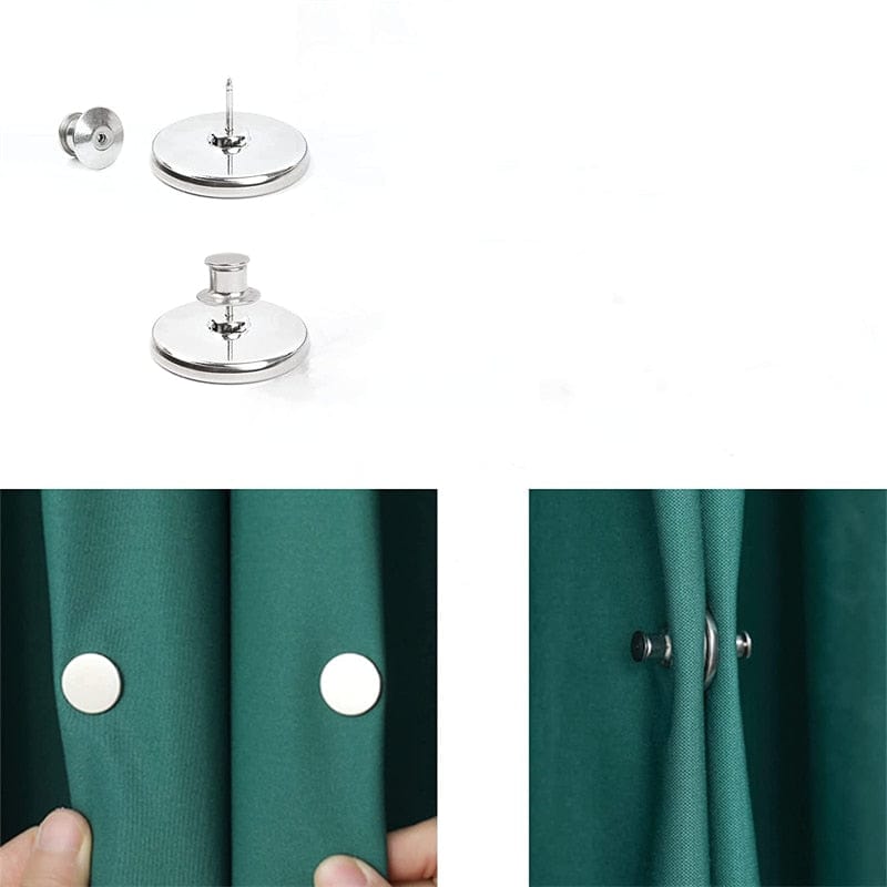 Magnetic Curtain Holder Clip Set