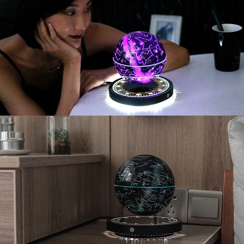 Magnetic Levitating Galaxy Lamp