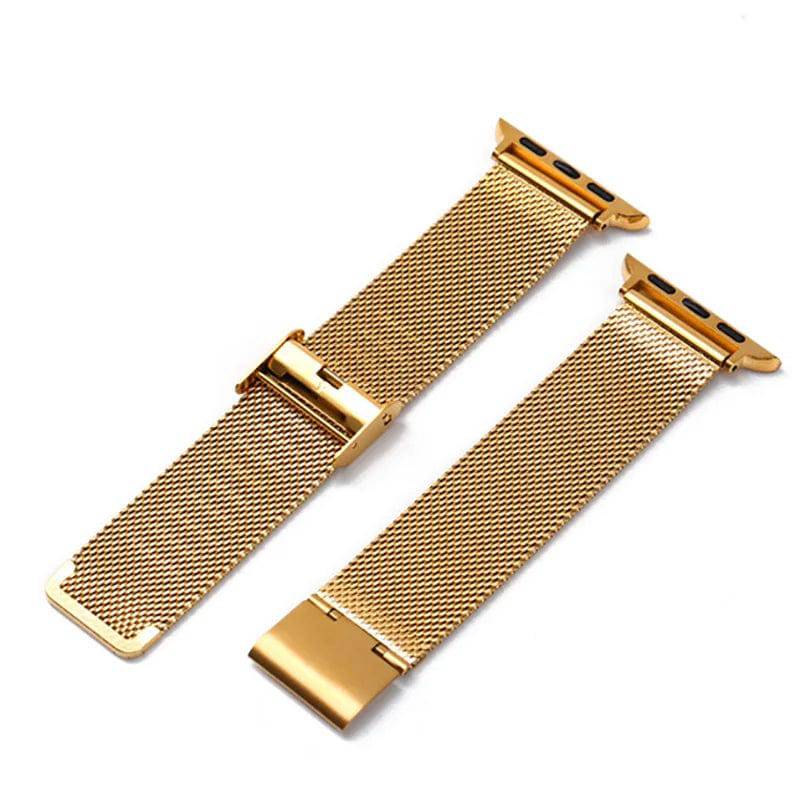 SearchFindOrder gold / 42mm 44mm 45mm Magnetic Wrist Strap For Apple Watch